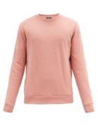 Matchesfashion.com A.p.c. - Capitol Cotton-blend Jersey Sweatshirt - Mens - Dark Pink