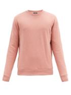 Matchesfashion.com A.p.c. - Capitol Cotton-blend Jersey Sweatshirt - Mens - Dark Pink