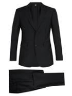 Matchesfashion.com Burberry - Soho Wool And Mohair Blend Suit - Mens - Grey