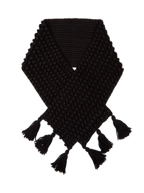 Weekend Max Mara Pure Wool Chunky-knit Scarf