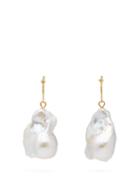Matchesfashion.com Albus Lumen - Jumbo Baroque Freshwater Pearl Drop Earrings - Womens - Pearl