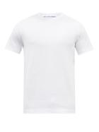 Comme Des Garons Shirt - Logo-print Cotton-jersey T-shirt - Mens - White