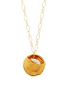 Matchesfashion.com Alighieri - The Jaja Pearl & 24kt Gold-plated Necklace - Womens - Yellow Gold