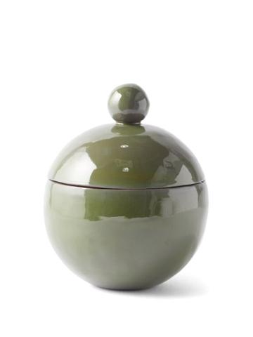 Tina Vaia - Cubi Ceramic Ice Bucket - Womens - Dark Green