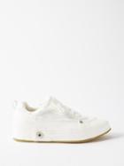 Loewe - Deconstructed Denim Trainers - Womens - White