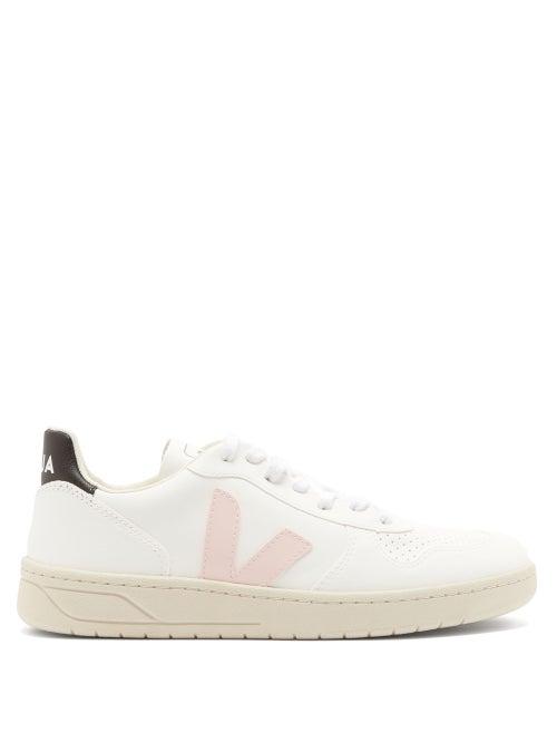 Matchesfashion.com Veja - V-10 Leather Trainers - Womens - Pink White