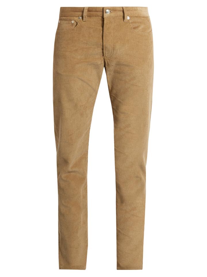 A.p.c. Petit New Standard Slim-leg Corduroy Trousers