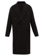 Matchesfashion.com Raey - Dropped Shoulder Wool Coat - Mens - Black
