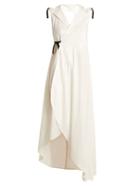 Matchesfashion.com Chufy - X Juan Hernandez Daels Cotton Blend Tuxedo Dress - Womens - Ivory