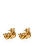 Matchesfashion.com Completedworks - Crunched 14kt Gold-vermeil Earrings - Womens - Yellow Gold