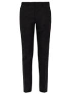 Matchesfashion.com Fendi - Side Striped Twill Trousers - Mens - Black Multi