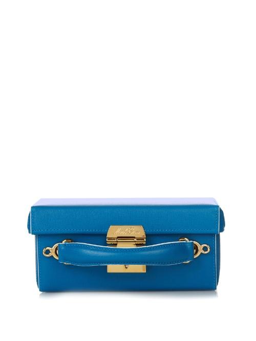 Mark Cross Grace Small Leather Box Bag