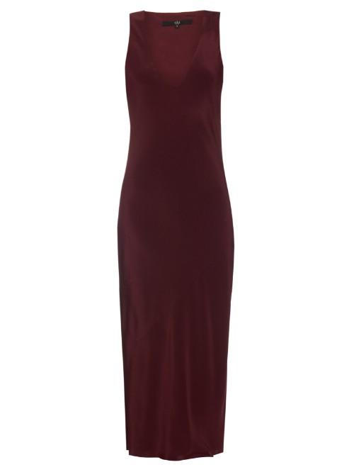 Tibi Bias-cut Silk Dress