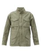 Matchesfashion.com Frame - Flap-pocket Cotton Utility Jacket - Womens - Khaki