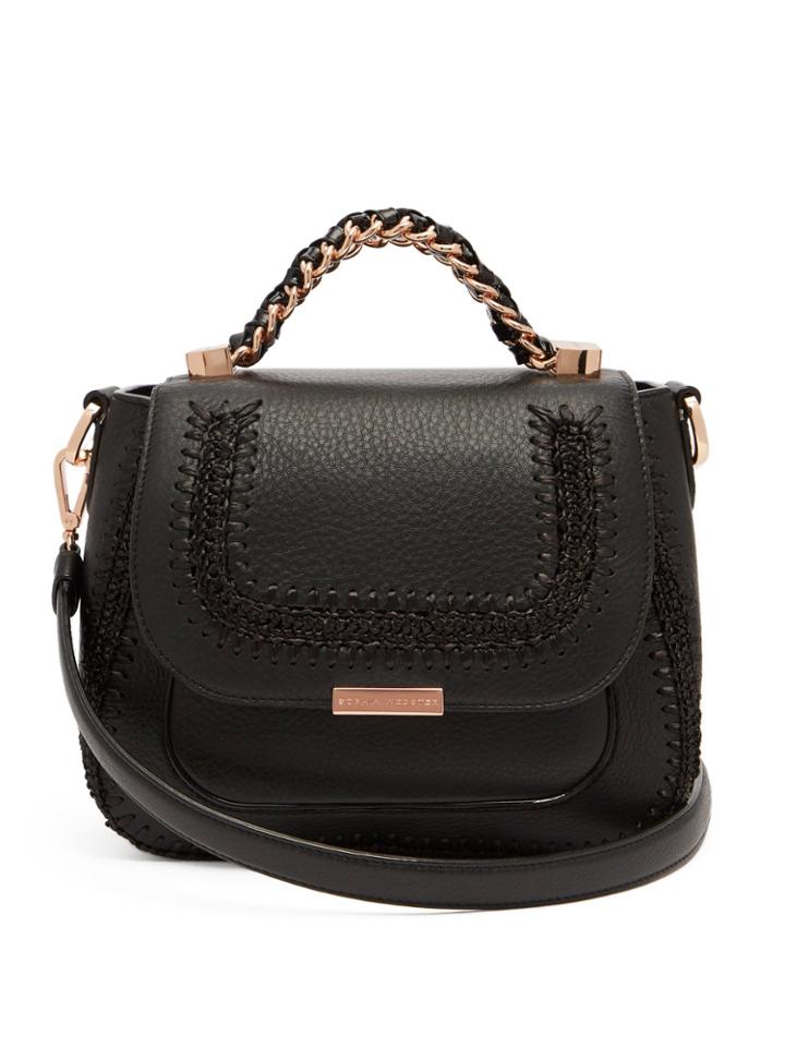 Sophia Webster Eloise Leather Whipstitched Shoulder Bag
