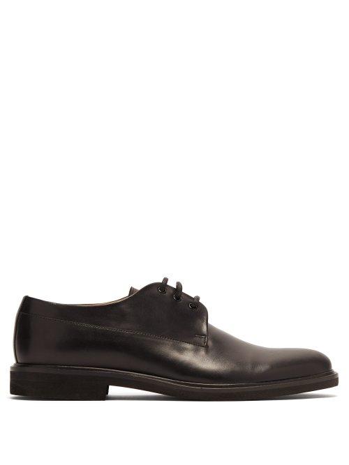 Matchesfashion.com A.p.c. - Gustave Leather Derby Shoes - Mens - Black