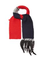 Prada Feather-embellished Wool Scarf