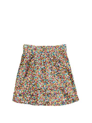 Matchesfashion.com The Attico - Sequinned Mini Skirt - Womens - Multi