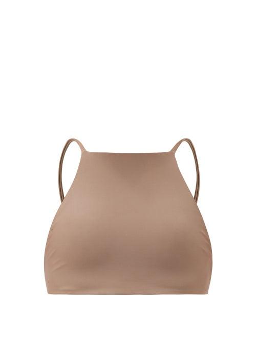 Matchesfashion.com Jade Swim - Nova High-neck Bikini Top - Womens - Nude