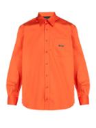 Matchesfashion.com Ribeyron - Point Collar Cotton Poplin Shirt - Mens - Orange