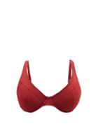 Matchesfashion.com Form And Fold - The Line Underwired D-g Bikini Top - Womens - Red