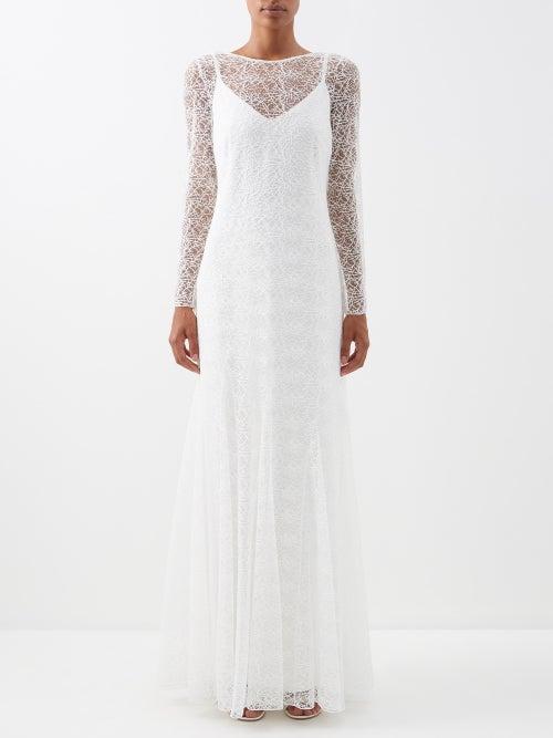Max Mara - Alton Gown - Womens - Optical White