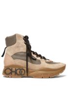 Matchesfashion.com Jimmy Choo - Inca Suede Hiking Boots - Womens - Beige Multi