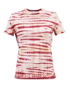 Proenza Schouler White Label - Tie-dye Cotton-blend T-shirt - Womens - Red White
