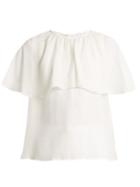 Matchesfashion.com See By Chlo - Ruffle Tiered Blouse - Womens - White