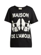 Gucci Sequin-embellished Cotton-jersey T-shirt