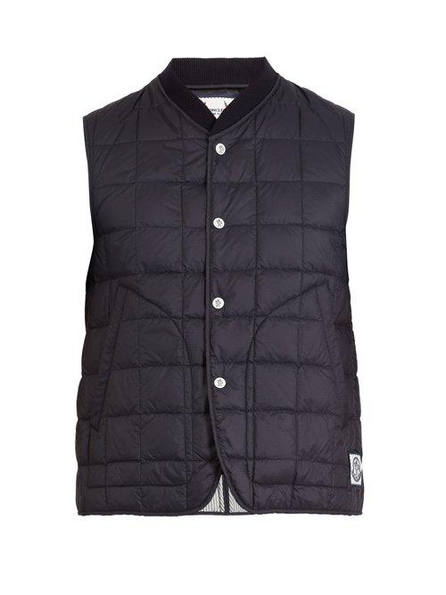 Matchesfashion.com Moncler - Square Quilted Down Gilet - Mens - Black