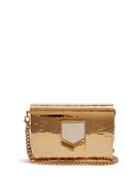 Jimmy Choo Lockett Minaudire Hammered-metal Clutch