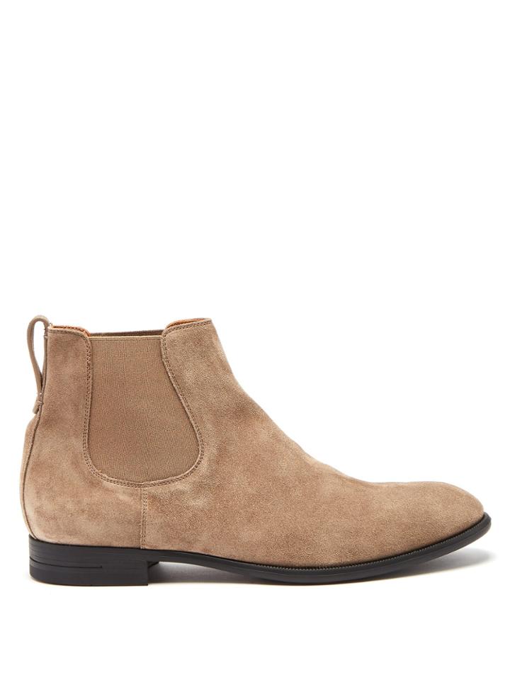 Ermenegildo Zegna Suede Chelsea Boots