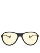 Matchesfashion.com District Vision - Kaishiro Aviator Performance Sunglasses - Mens - Black Multi