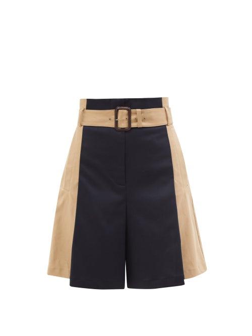 Ladies Rtw Weekend Max Mara - Steppa Shorts - Womens - Black Cream