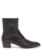 Matchesfashion.com Christian Louboutin - Jolly Leather Boots - Mens - Black