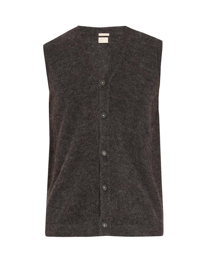 Massimo Alba Alpaca-blend Sleeveless Cardigan