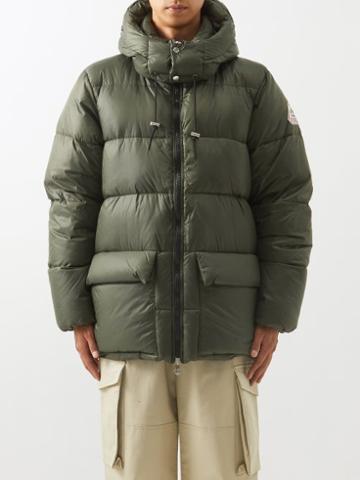 Pyrenex - Evolve Hooded Quilted Down Coat - Mens - Khaki Green