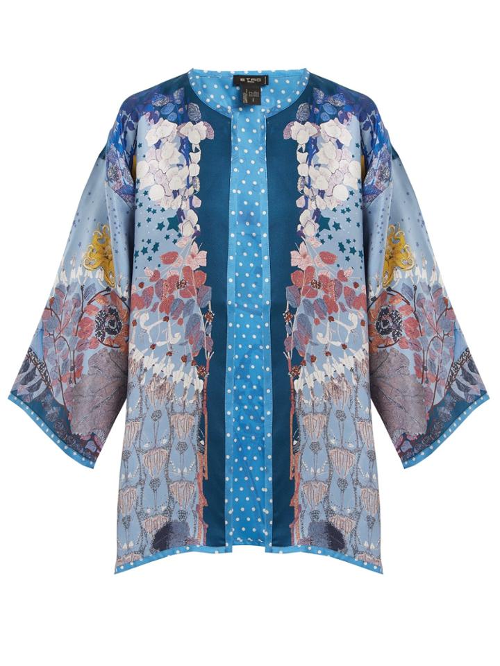Etro Reversible Atronomy-print Silk-twill Jacket