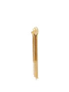 Matchesfashion.com Givenchy - Logo Charm Chain Fringe Single Earring - Womens - Gold