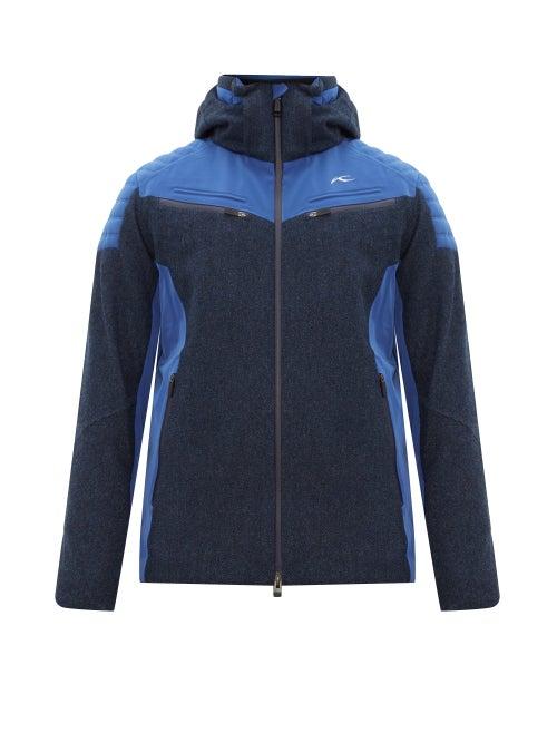 Matchesfashion.com Kjus - Formula S.e. Down Filled Twill Ski Jacket - Mens - Blue Multi