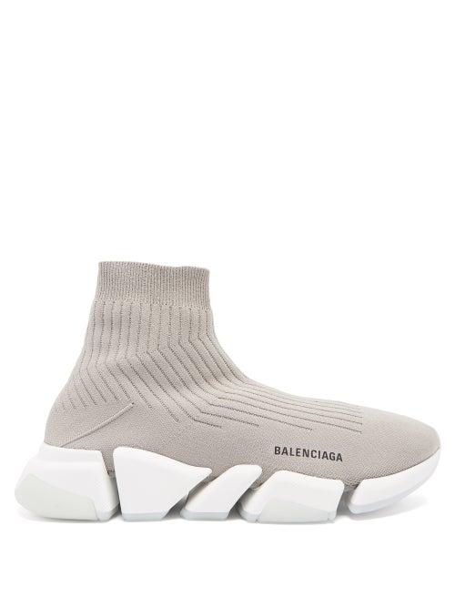 Balenciaga - Speed 2.0 Trainers - Mens - Light Grey