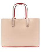 Matchesfashion.com Christian Louboutin - Cabata Grained Leather Tote - Womens - Light Pink