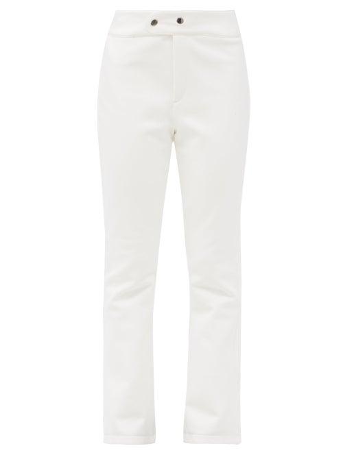 Matchesfashion.com Bogner - Emilia Flared Soft-shell Ski Trousers - Womens - White