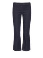 The Row Seeton High-rise Kick-flare Cropped Jeans