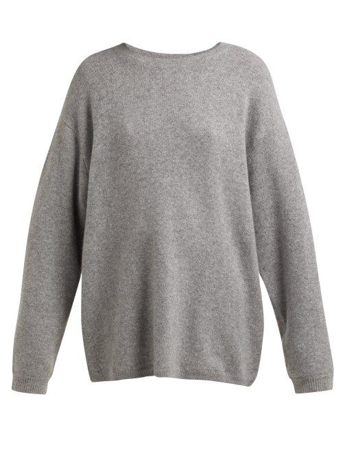 Matchesfashion.com By. Bonnie Young - Oversized Cashmere Blend Sweater - Womens - Grey