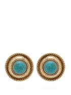 Matchesfashion.com Etro - Stone Embellished Stud Earrings - Womens - Blue