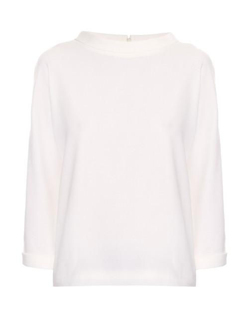 Goat Cosmo Wool-crepe Top