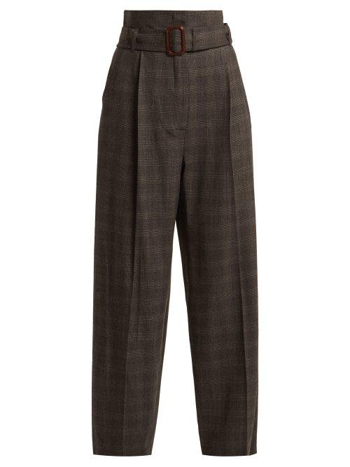 Matchesfashion.com Weekend Max Mara - Bernard Trousers - Womens - Brown Multi