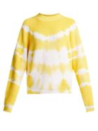 Matchesfashion.com Msgm - Bleached Cotton Sweater - Womens - Yellow
